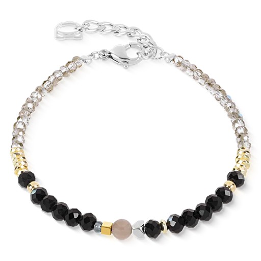 Браслет Coeur de Lion Black-Gold 2036/30-1316