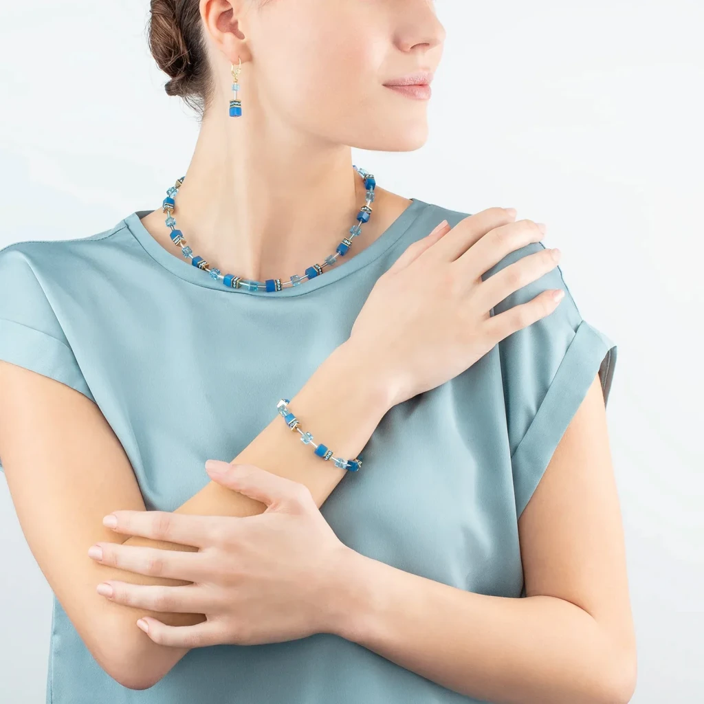 Колье Coeur de Lion Turquoise 4020/10-0600