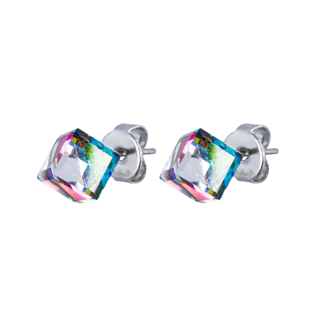 Пусеты Crystal Holographic SWE0127/2 H G