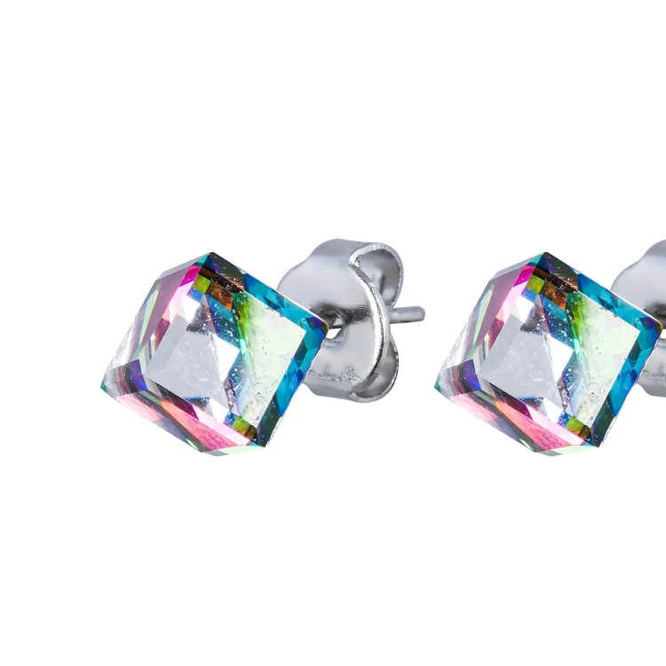 Пусеты Crystal Holographic SWE0127/2 H G