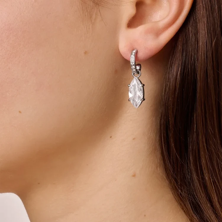 Серьги Dyrberg Kern JUNIPE SS CRYSTAL 470003