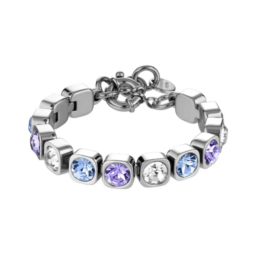 Браслет Dyrberg Kern CONIAN SS LIGHT BLUE/VIOLET 420114 BL/V/S
