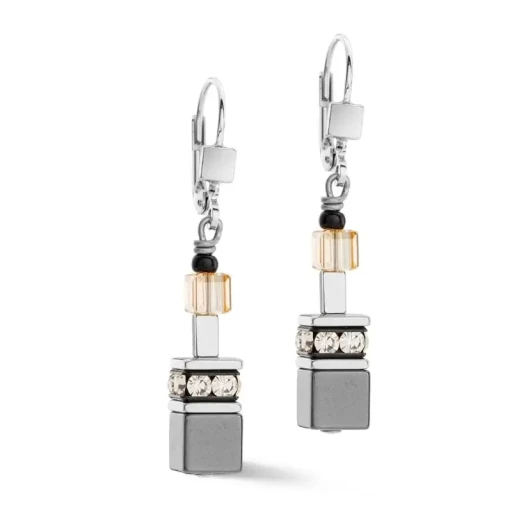 Серьги Coeur de Lion Grey-Beige 3040/20-1210