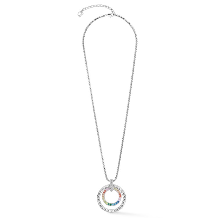 Колье Coeur de Lion Multicolour Silver 2067/10-1517