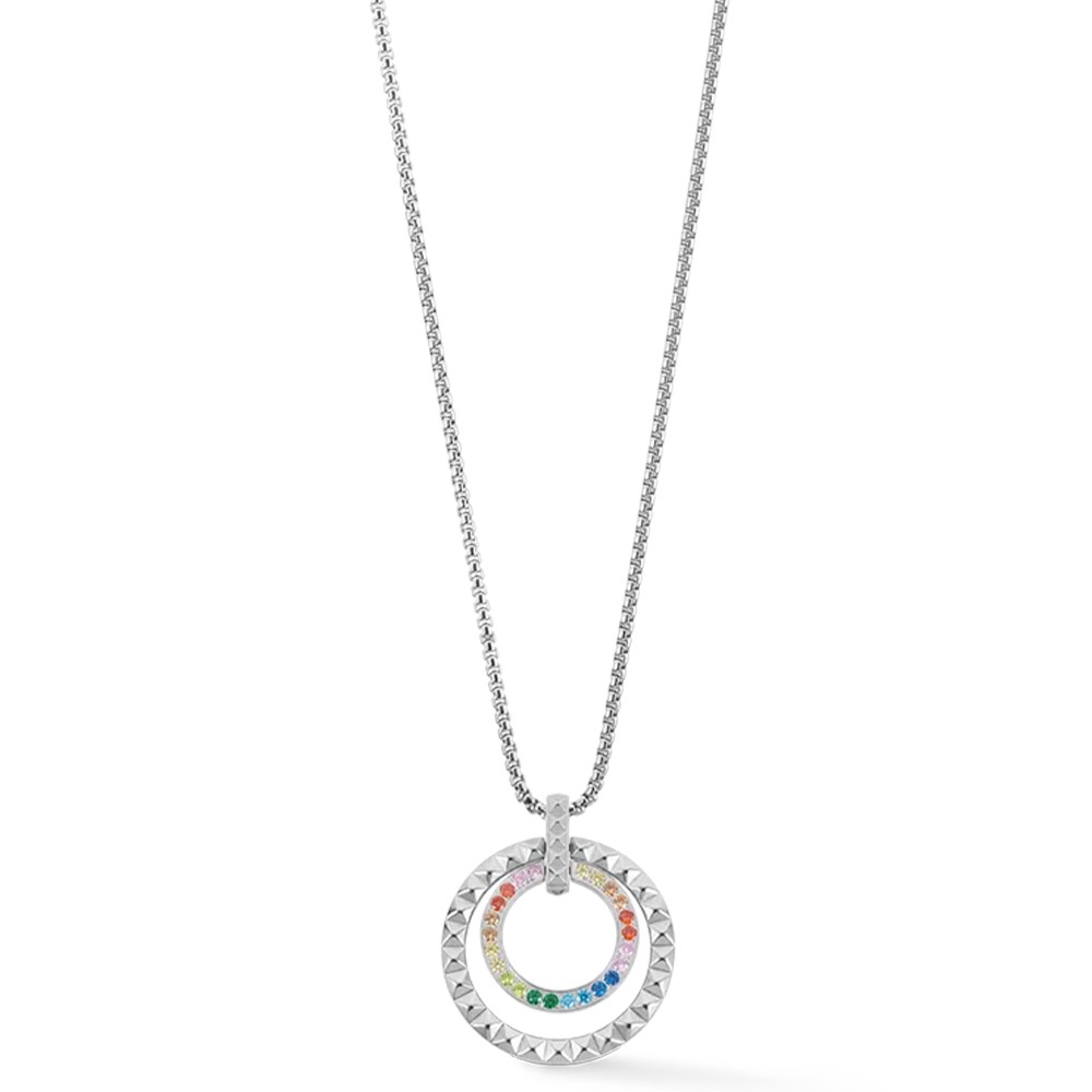 Колье Coeur de Lion Multicolour Silver 2067/10-1517
