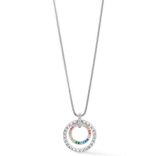 Колье Coeur de Lion Multicolour Silver 2067/10-1517