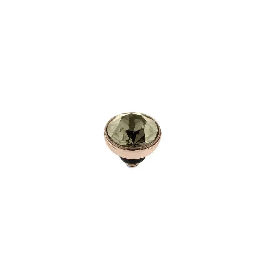 Шарм Qudo Bottone Greige 8 мм 680171 BW/RG