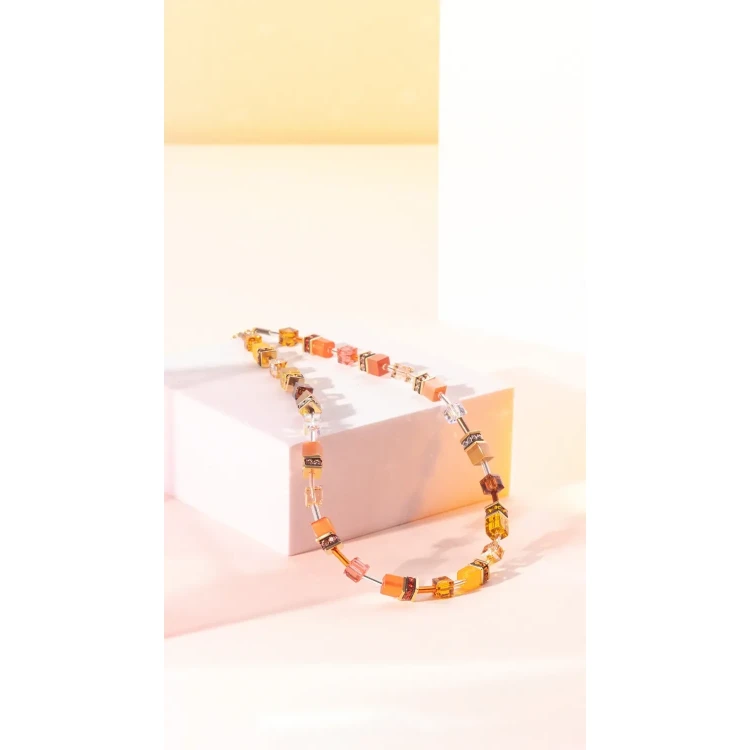 Колье Coeur de Lion  Orange-Brown 2838/10-0211