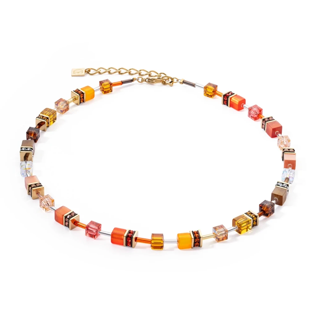 Колье Coeur de Lion  Orange-Brown 2838/10-0211