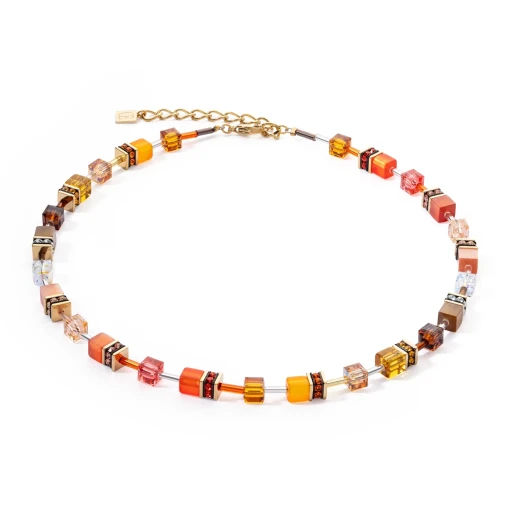 Колье Coeur de Lion  Orange-Brown 2838/10-0211