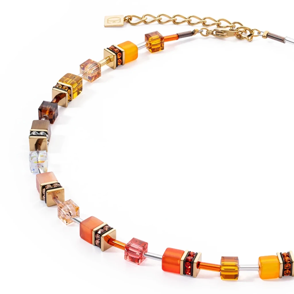 Колье Coeur de Lion  Orange-Brown 2838/10-0211