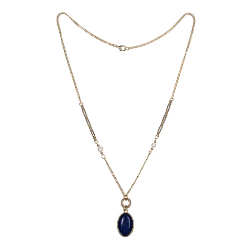 Колье Fiore Luna NATURAL LAPIS LN5152 BL/G
