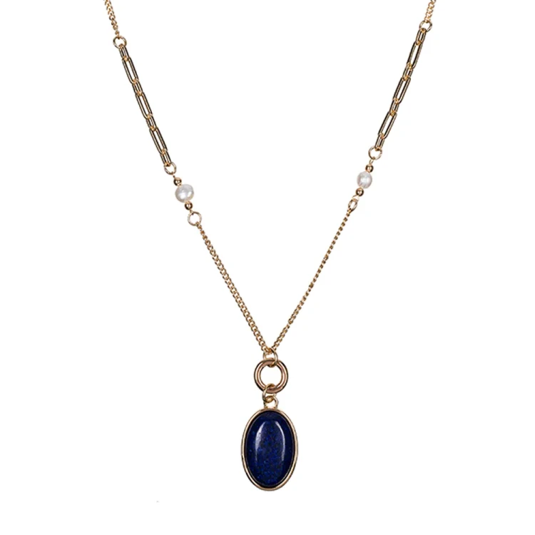 Колье Fiore Luna NATURAL LAPIS LN5152 BL/G