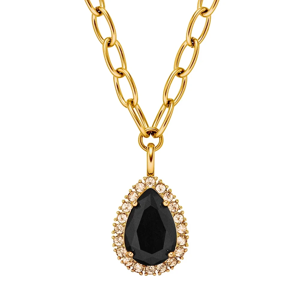 Колье Dyrberg Kern METTA SG BLACK /GOLDEN 450081