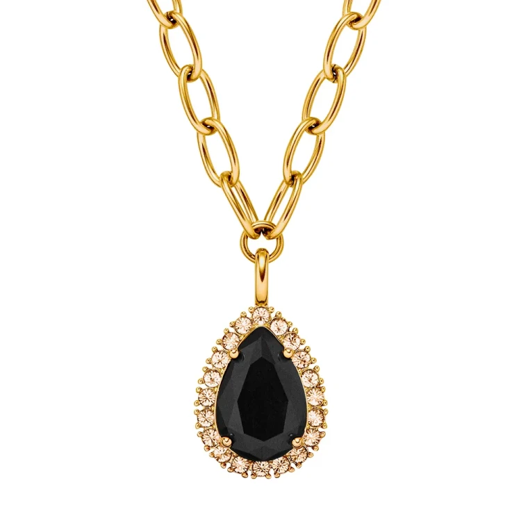 Колье Dyrberg Kern METTA SG BLACK /GOLDEN 450081
