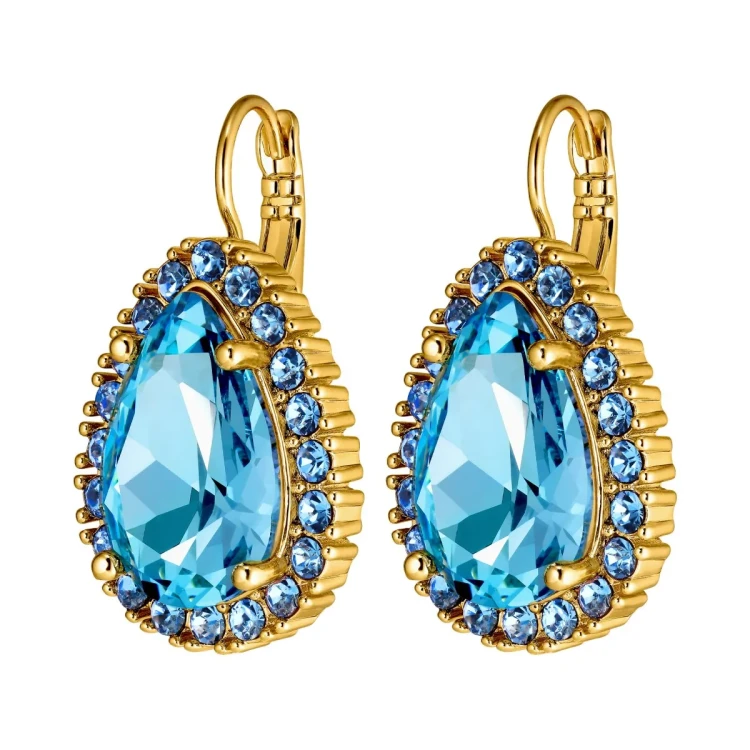 Серьги Dyrberg Kern FIORA SG AQUA/LIGHT BLUE 440066