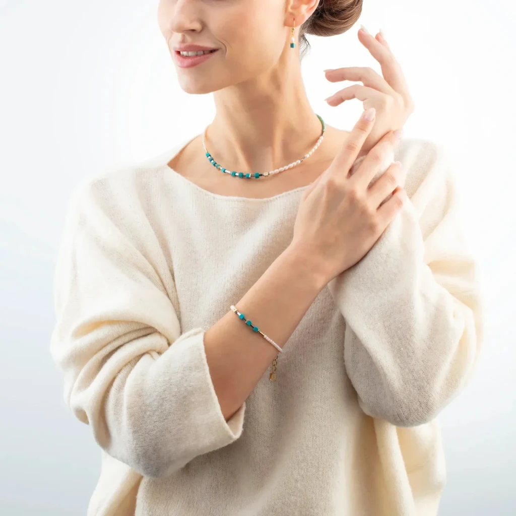 Браслет Coeur de Lion Turquoise-Green 1126/30-0605