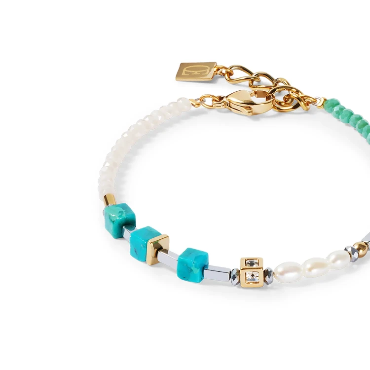 Браслет Coeur de Lion Turquoise-Green 1126/30-0605