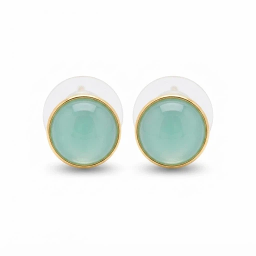 Серьги Possebon Pearl Blue Sky Agate A1992.21 B/G