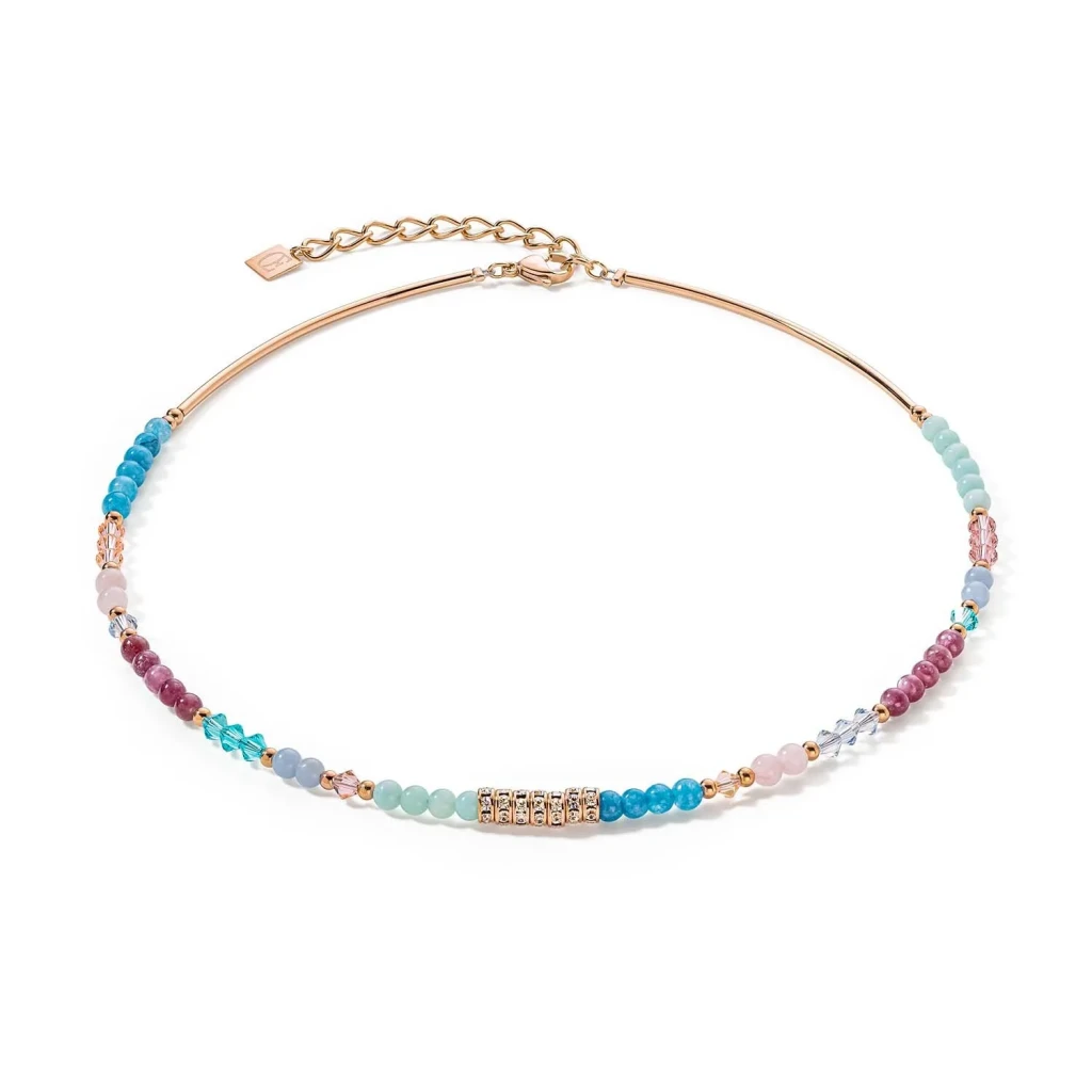 Колье Coeur de Lion Aqua-Lilac 6020/10-2026
