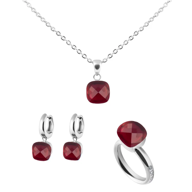 Колье Qudo Firenze ruby 400048.1 R/S