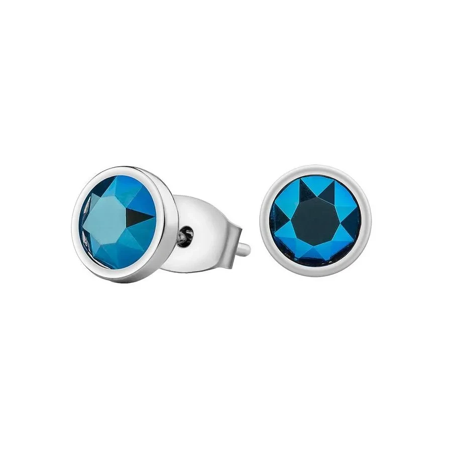 Пусеты Crystal Metallic Blue SWE298 CMB S