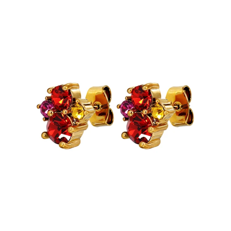 Серьги Dyrberg Kern BILLIS SG RED / PINK 470139