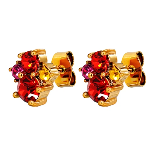 Серьги Dyrberg Kern BILLIS SG RED / PINK 470139
