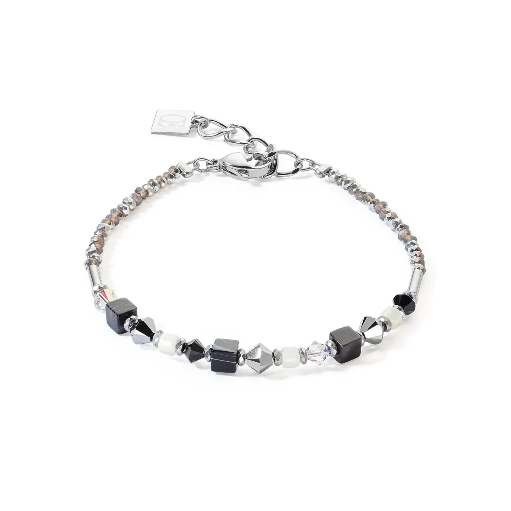 Браслет Coeur de Lion  Black-White 4239/30-1314