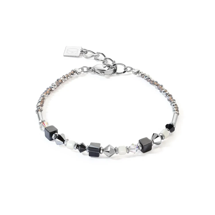 Браслет Coeur de Lion  Black-White 4239/30-1314
