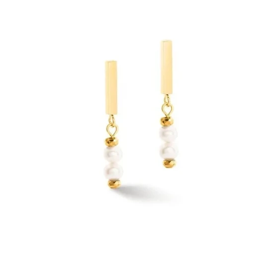 Пусеты Coeur de Lion White-Gold 1120/21-1416