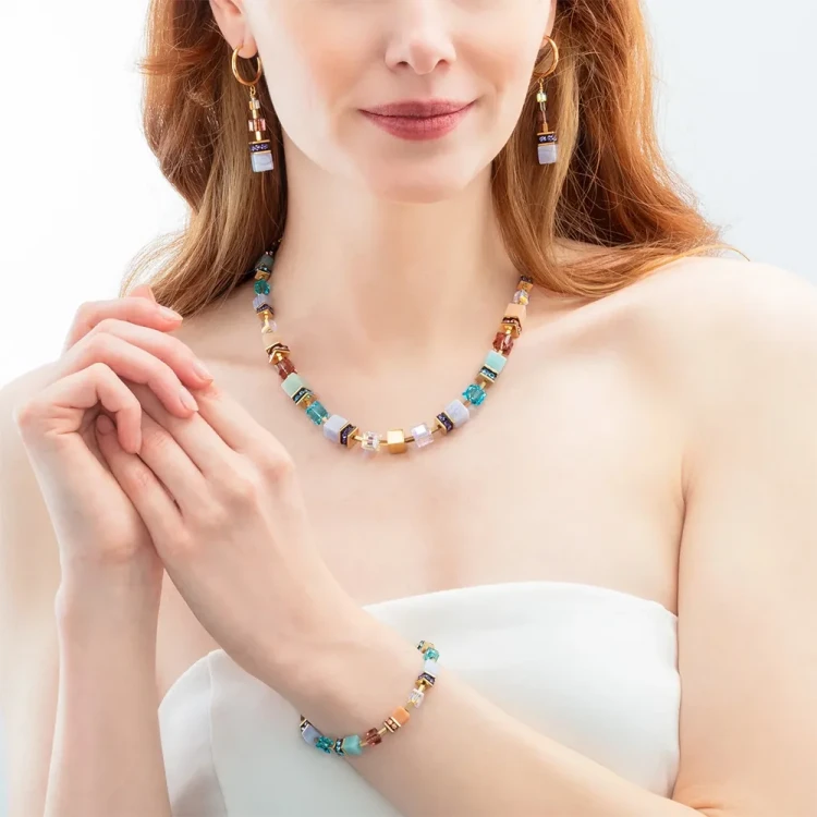 Колье Coeur de Lion Multicolour Art Nouveau 3039/10-1578