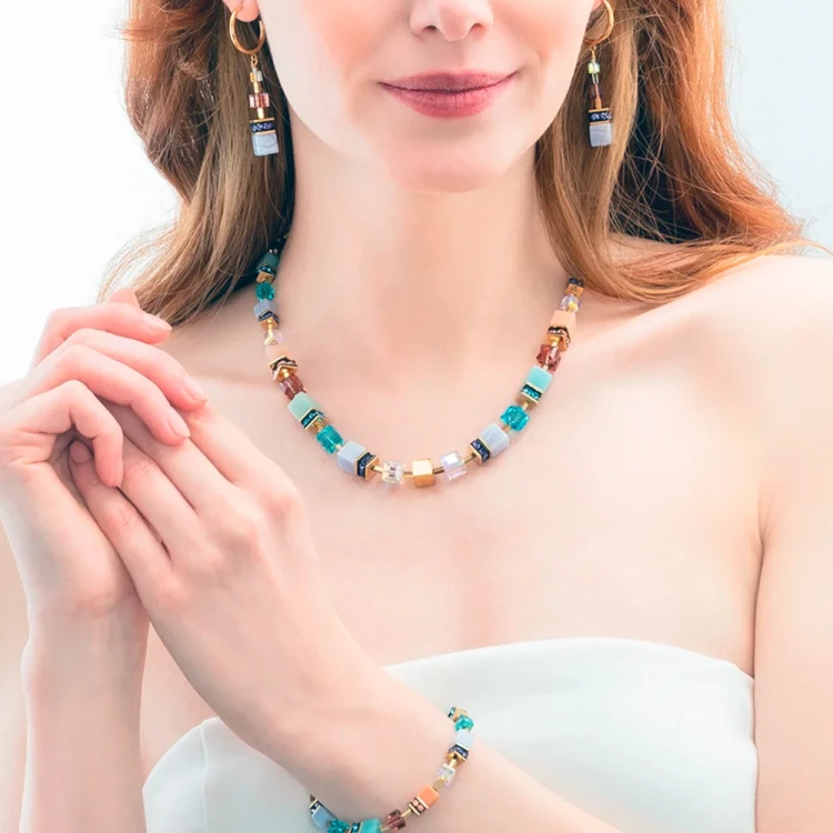 Колье Coeur de Lion Multicolour Art Nouveau 3039/10-1578