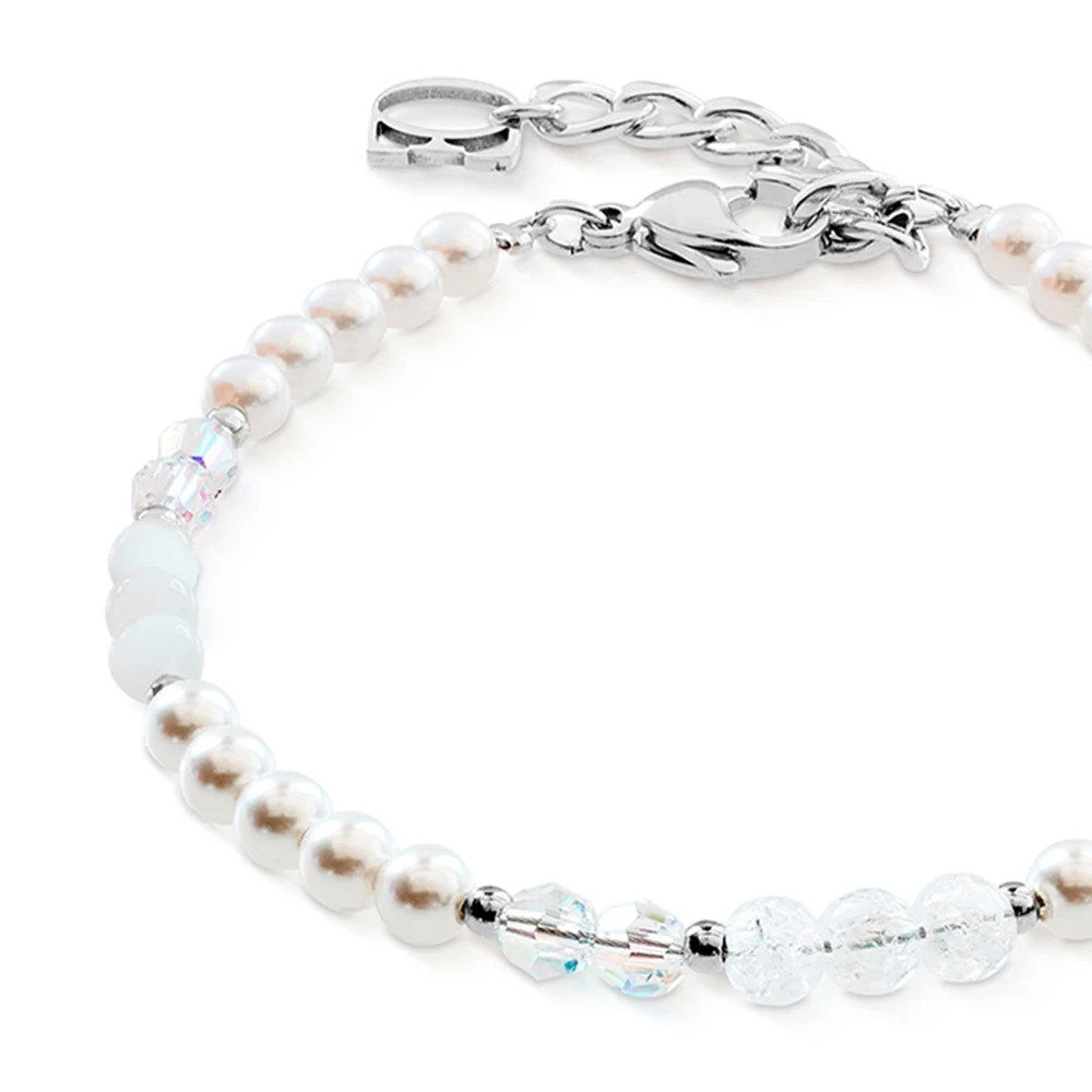 Браслет Coeur de Lion White-Silver 4245/30-1417