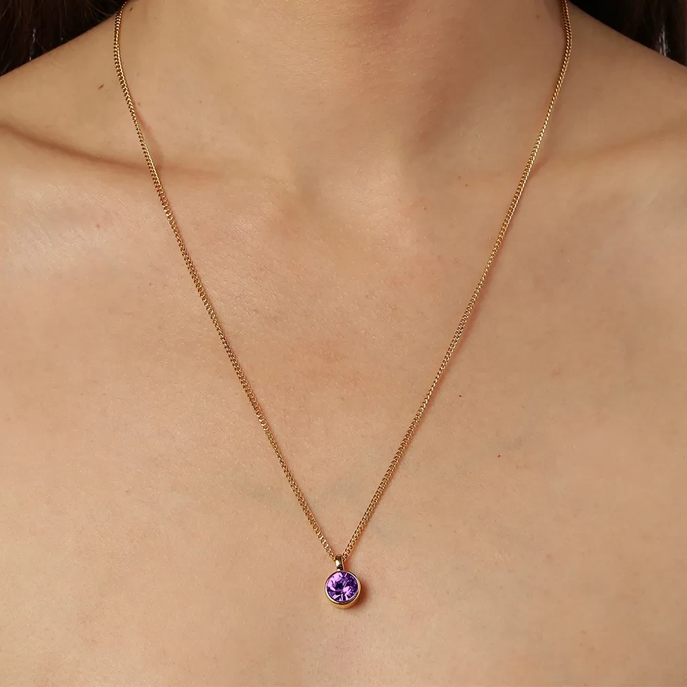 Колье Dyrberg Kern ETTE SG AMETHYST 390005