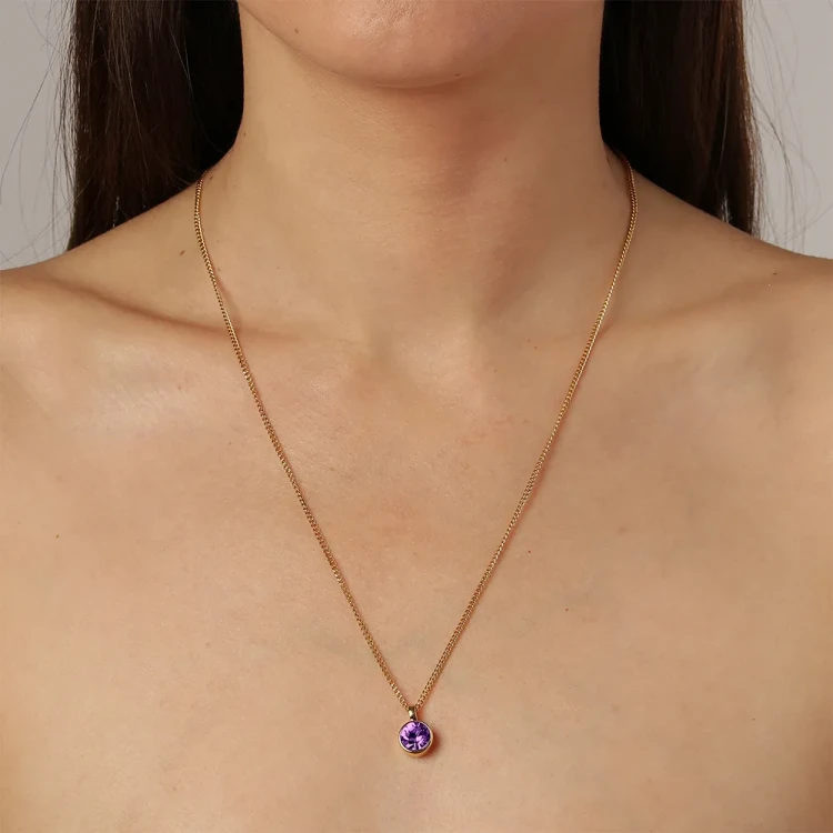 Колье Dyrberg Kern ETTE SG AMETHYST 390005