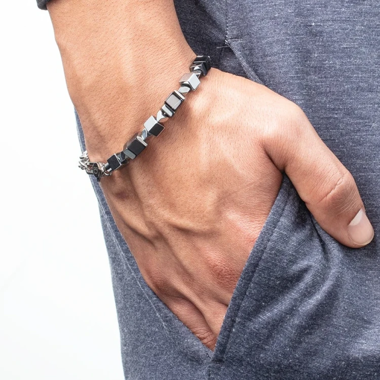 Браслет Coeur de Lion Rosegold-Black *4965/30-1630
