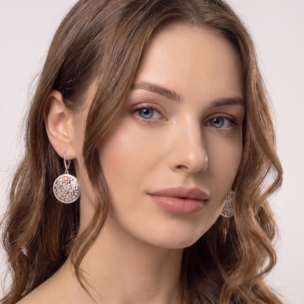 Серьги Fiore Luna AE01319-10 BR/S