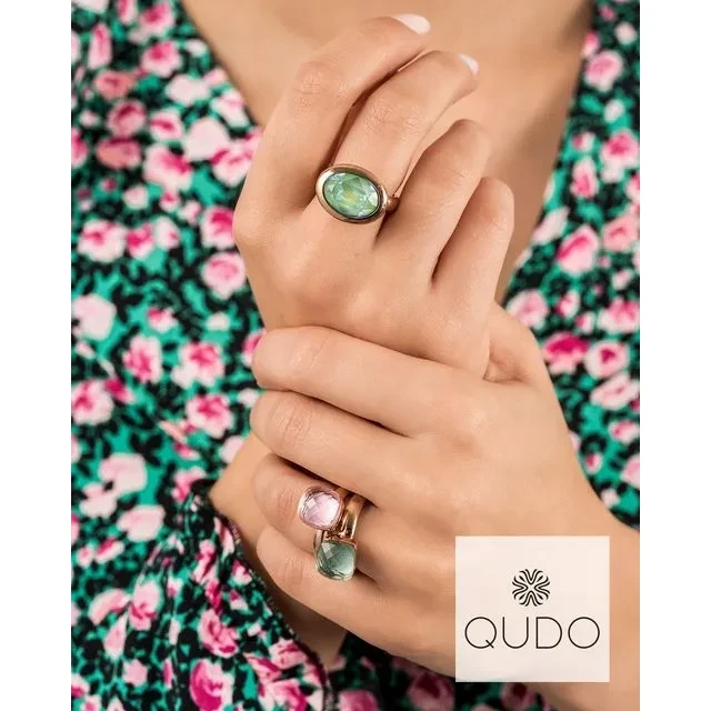 Кольцо Qudo Tivola Erinite 17.2 мм 631504/17.2 G/RG