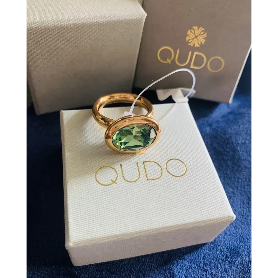 Кольцо Qudo Tivola Erinite 17.2 мм 631504/17.2 G/RG