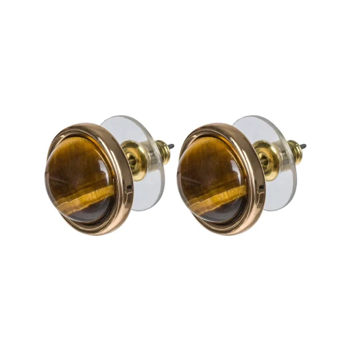 Fiore Luna Пусеты TIGER EYE LE1110 BR/G
