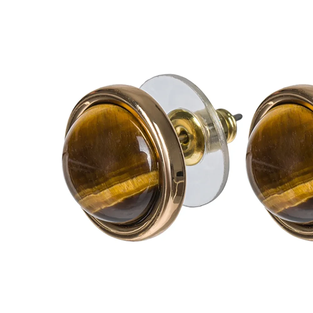 Fiore Luna Пусеты TIGER EYE LE1110 BR/G