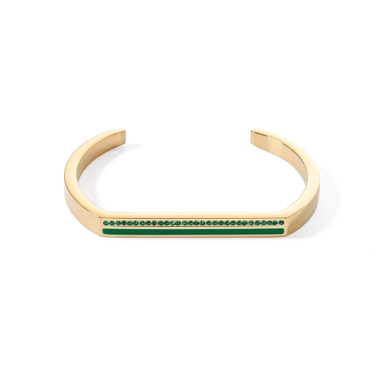 Браслет Coeur de Lion Dark Green-Gold 18 0133/32-0549 18