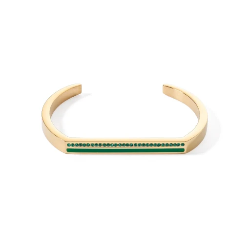 Браслет Coeur de Lion Dark Green-Gold 18 0133/32-0549 18