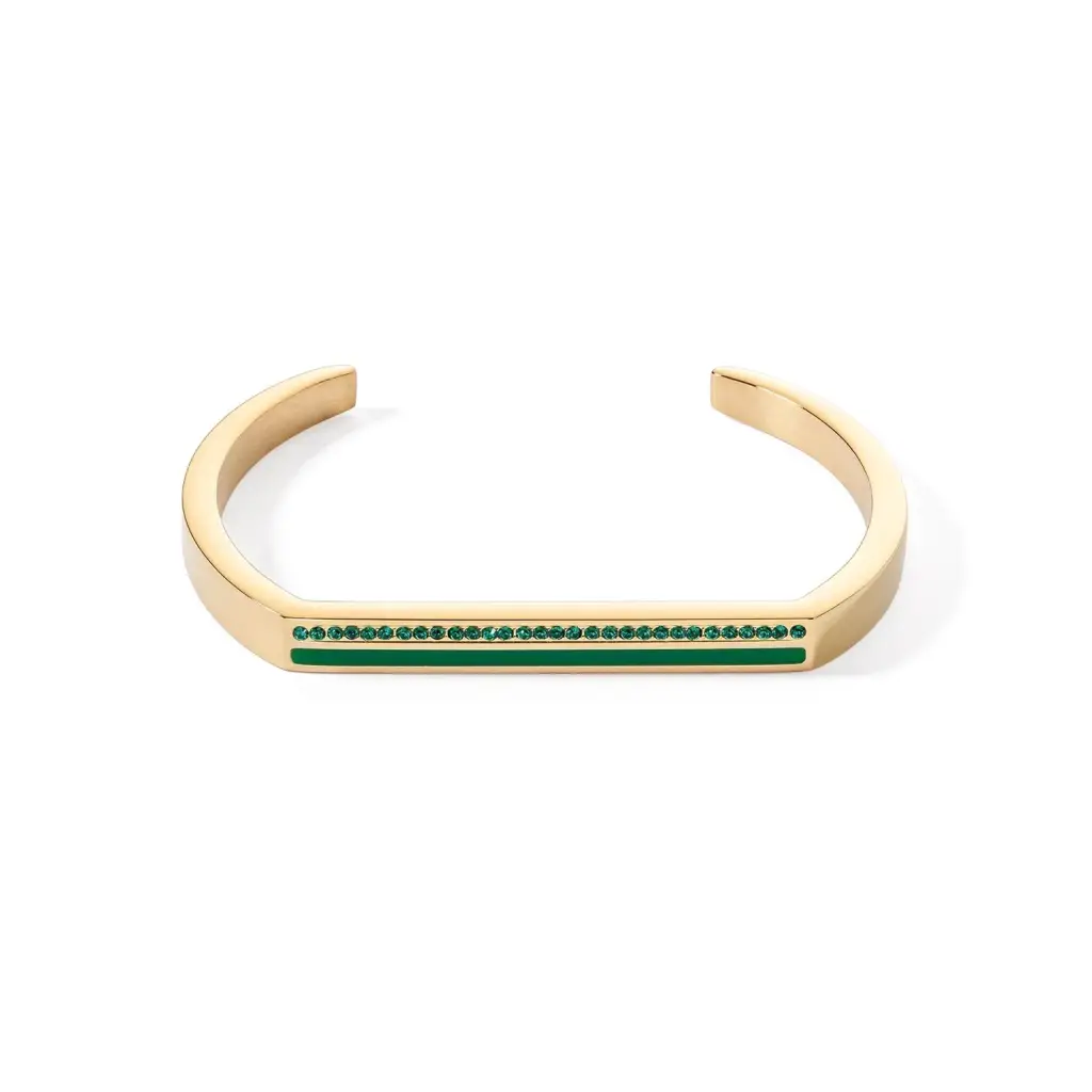 Браслет Coeur de Lion Dark Green-Gold 18 0133/32-0549 18