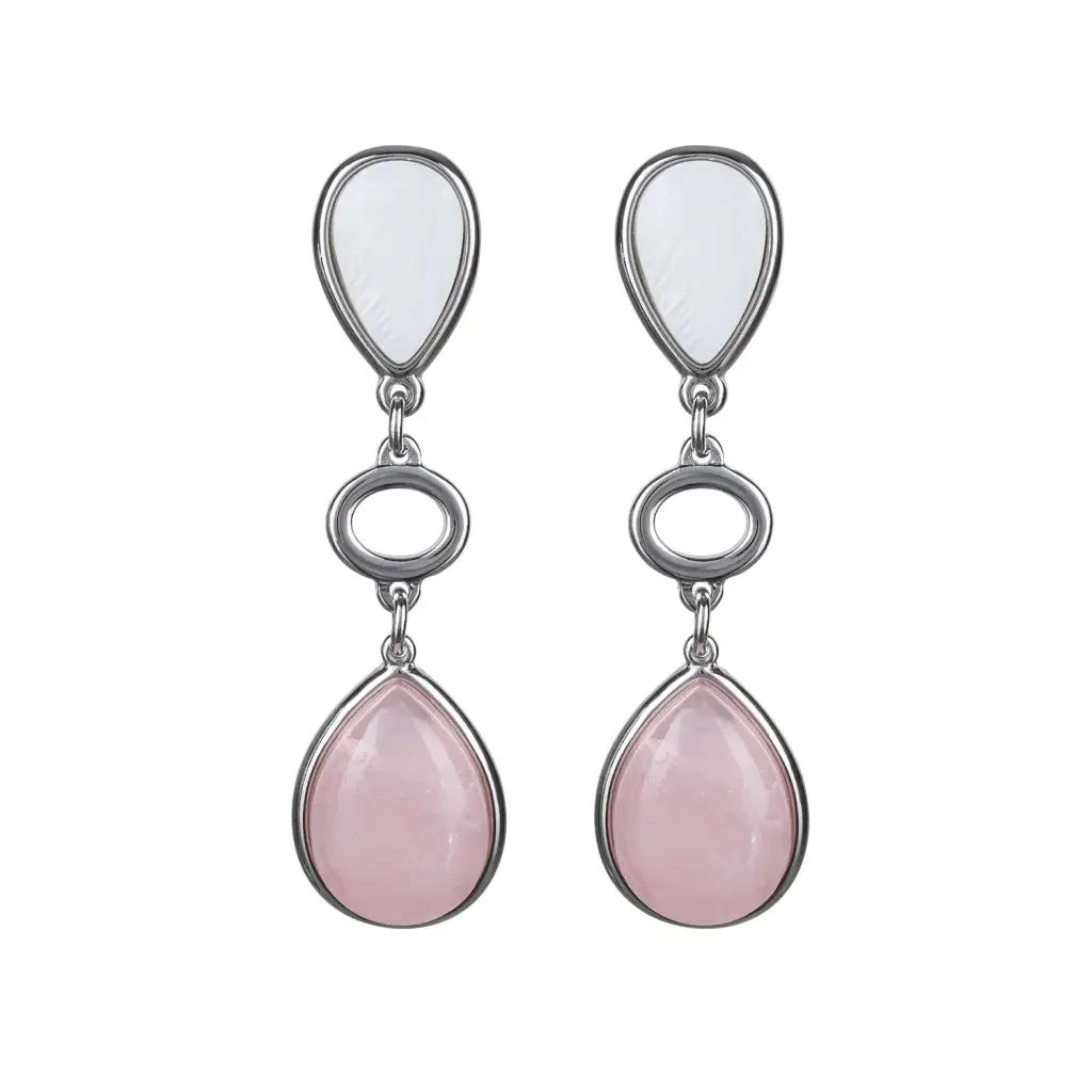 Серьги Possebon Madre, Q. Rose A0585.1.7 S
