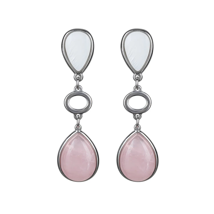Серьги Possebon Madre, Q. Rose A0585.1.7 S