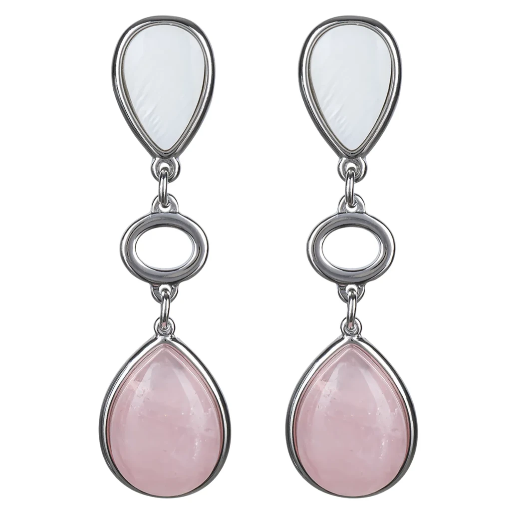 Серьги Possebon Madre, Q. Rose A0585.1.7 S