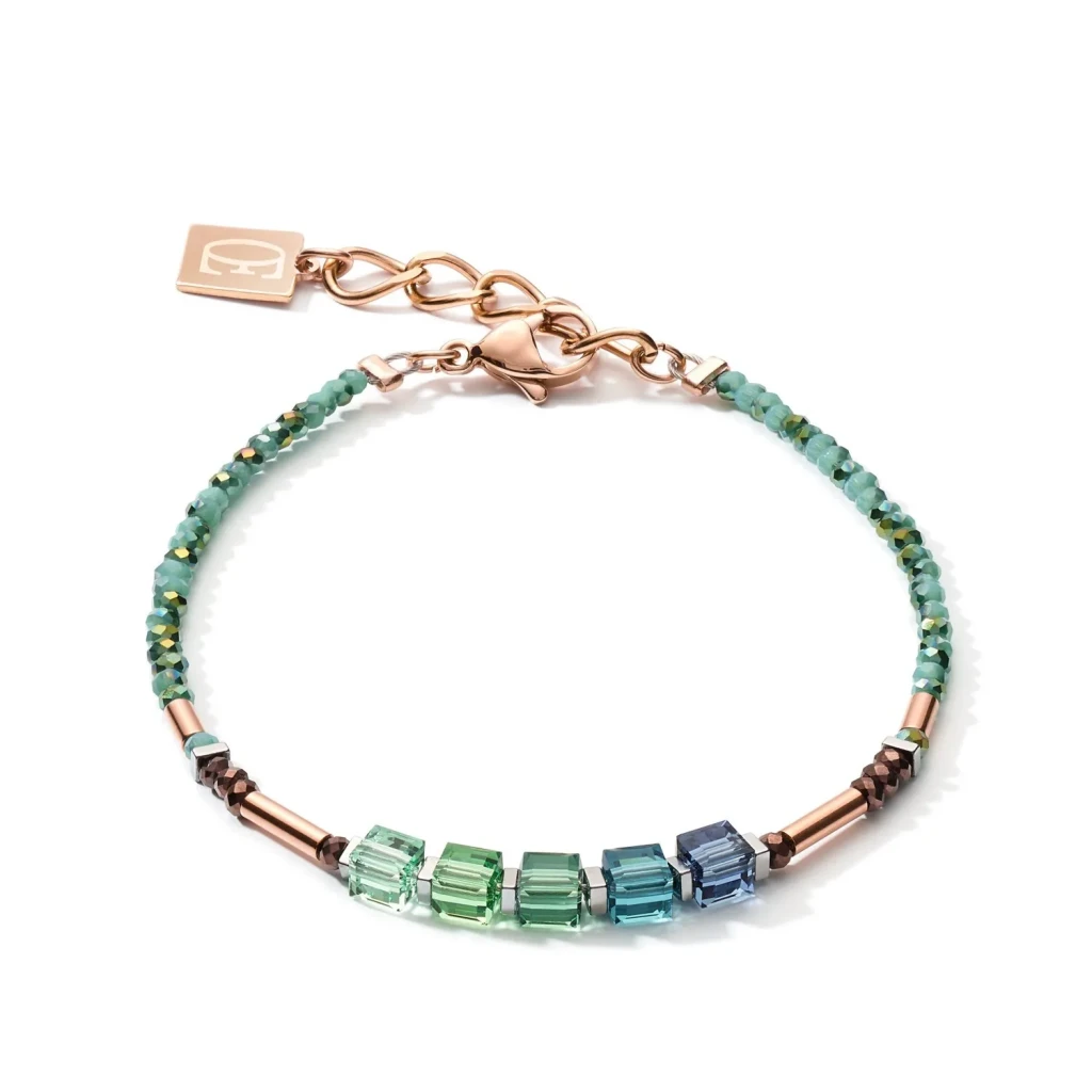 Браслет Coeur de Lion Shades Of Green-Petrol 5027/30-0537
