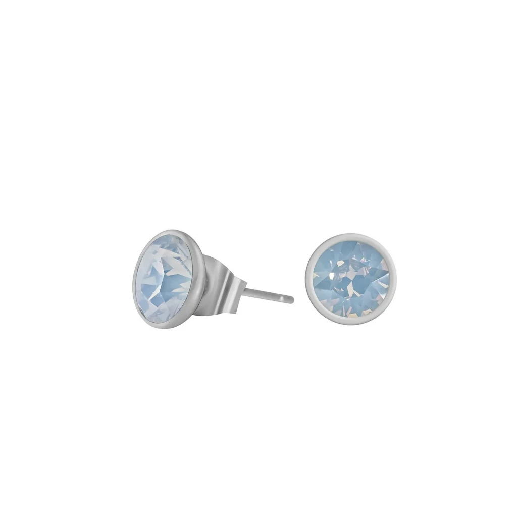 Fiore Luna Пусеты White Opal SWE298 WO S
